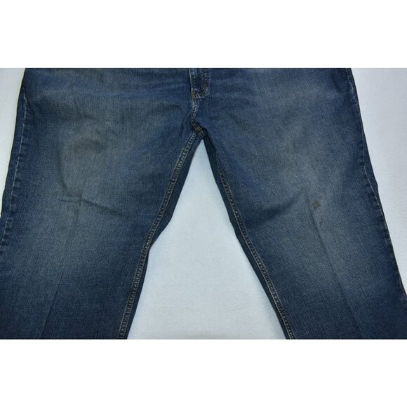 Levis Strauss Signature Gold Jeans Men's 50x30 Bootcut Denim Flex Pants -Flaws- - Picture 6 of 16